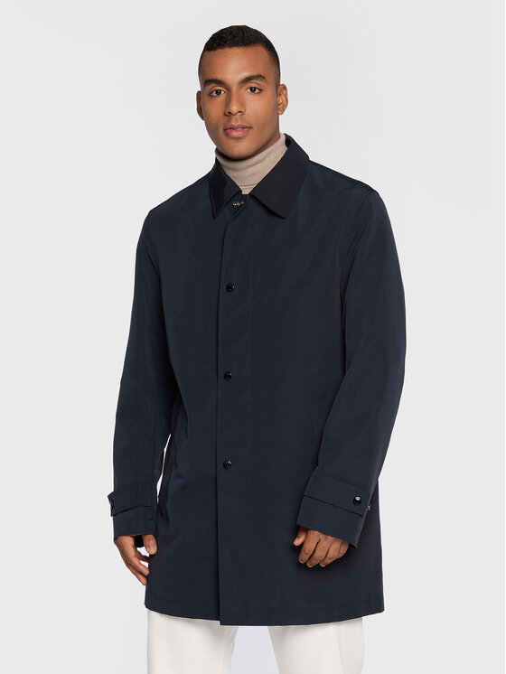 BOSS Demisezoninė striukė · Tamsiai mėlyna