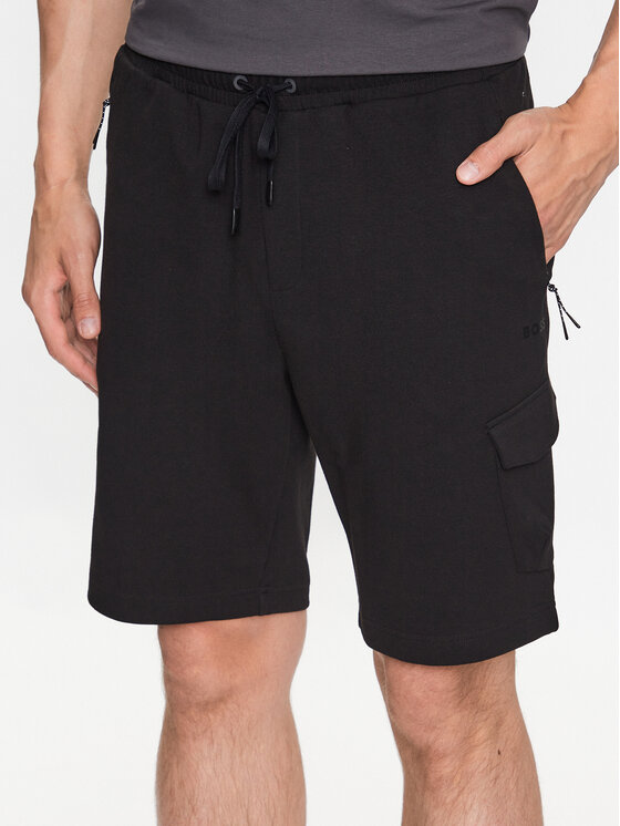 BOSS Sportiniai šortai · Juoda