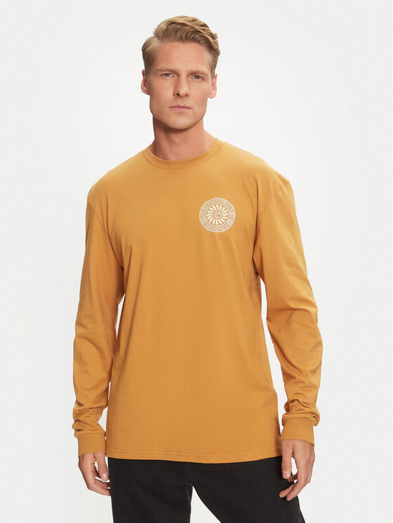 Quiksilver Marškinėliai ilgomis rankovėmis · Ruda