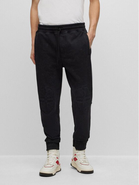 BOSS Sportinės kelnės · Juoda · Relaxed Fit