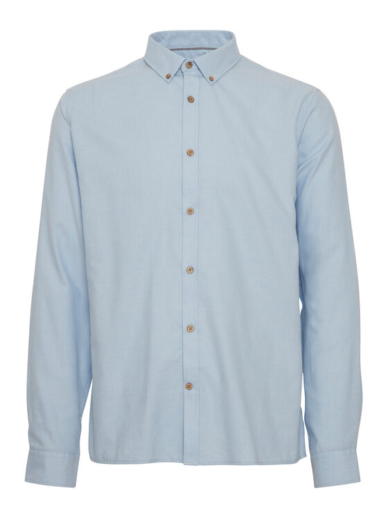 Solid Marškiniai · Mėlyna · Regular Fit