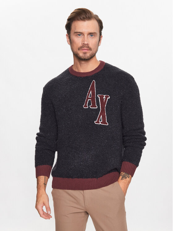 Armani Exchange Megztinis · Tamsiai mėlyna