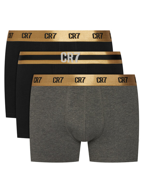 Cristiano Ronaldo CR7 Bokserių komplektas · Juoda