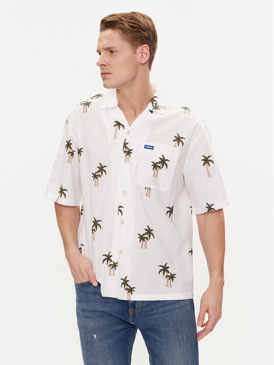 HUGO Marškiniai · Spalvota · Oversize