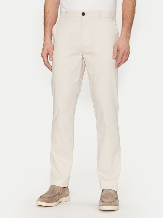 Tom Tailor Medžiaginės kelnės · Smėlio · Regular Fit