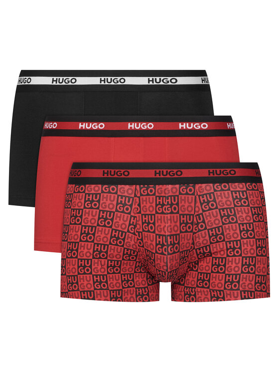 HUGO Bokserių komplektas · Raudona