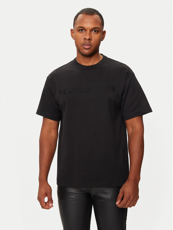 Versace Jeans Couture Marškinėliai · Juoda