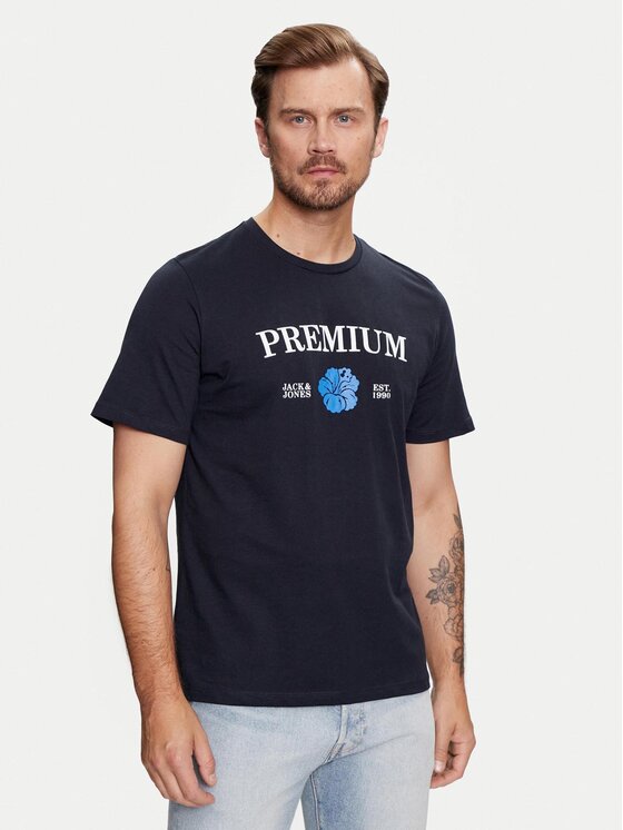 Jack & Jones Marškinėliai · Tamsiai mėlyna