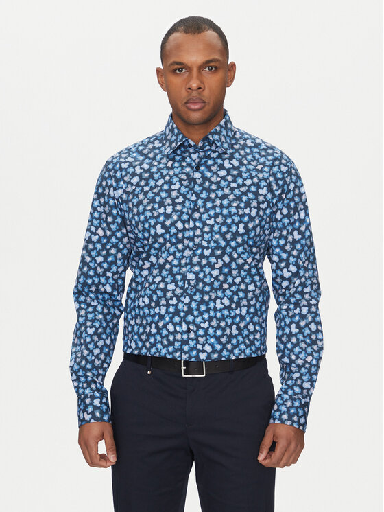 BOSS Marškiniai · Mėlyna · Regular Fit