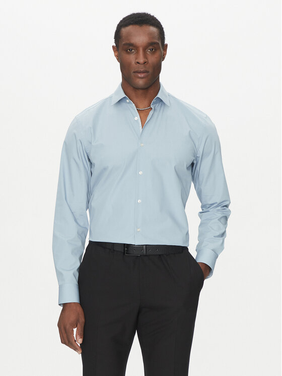 HUGO Marškiniai · Žydra