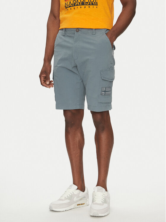 Napapijri Medžiaginiai šortai · Mėlyna