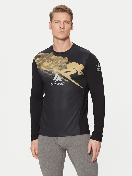 Surfanic Termoaktyvus apatinis trikotažas, viršus · Juoda