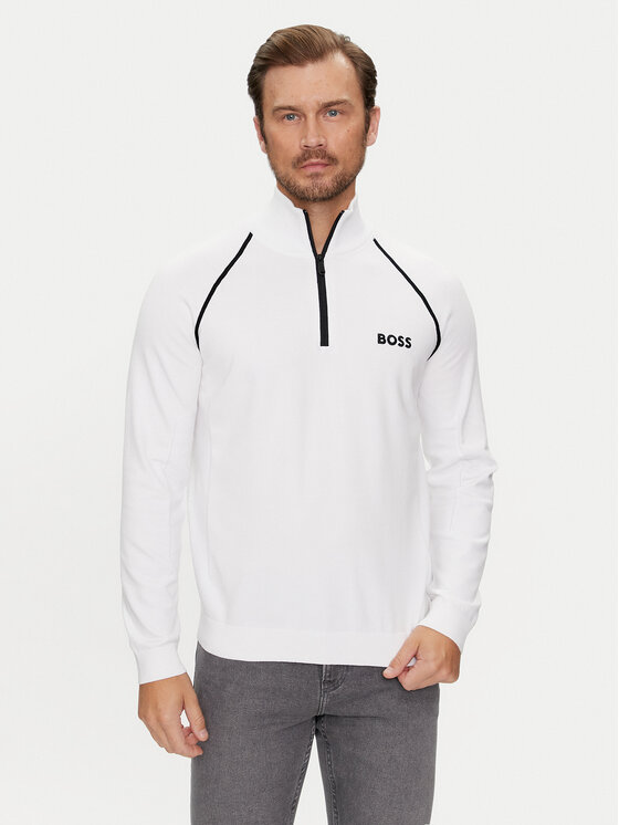 BOSS Megztinis · Balta