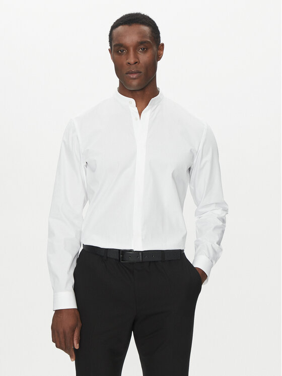 HUGO Marškiniai · Balta · Slim Fit