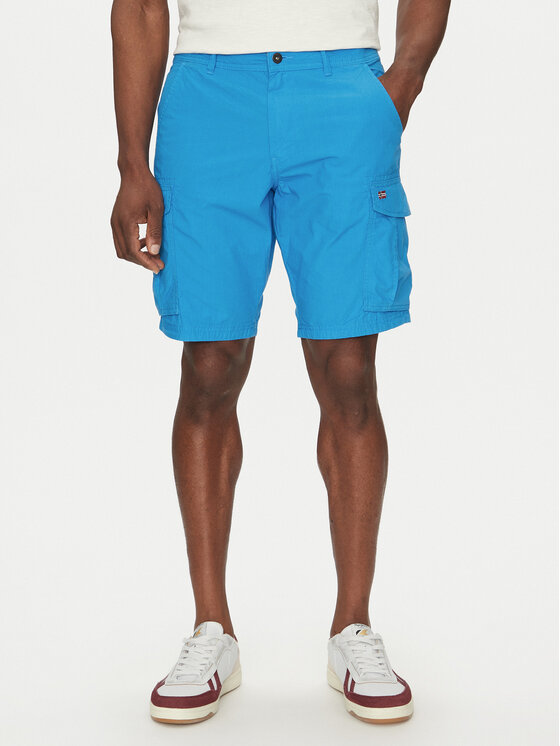 Napapijri Medžiaginiai šortai · Mėlyna