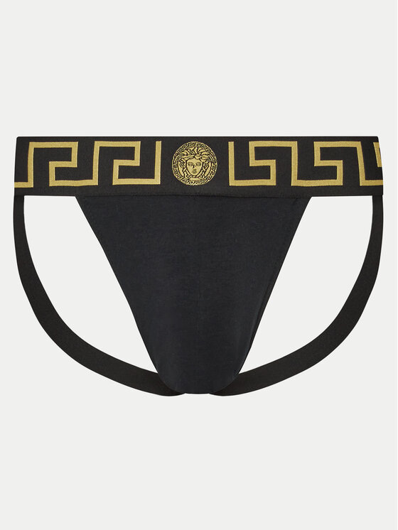 Versace Jock Strap trumpikės · Juoda
