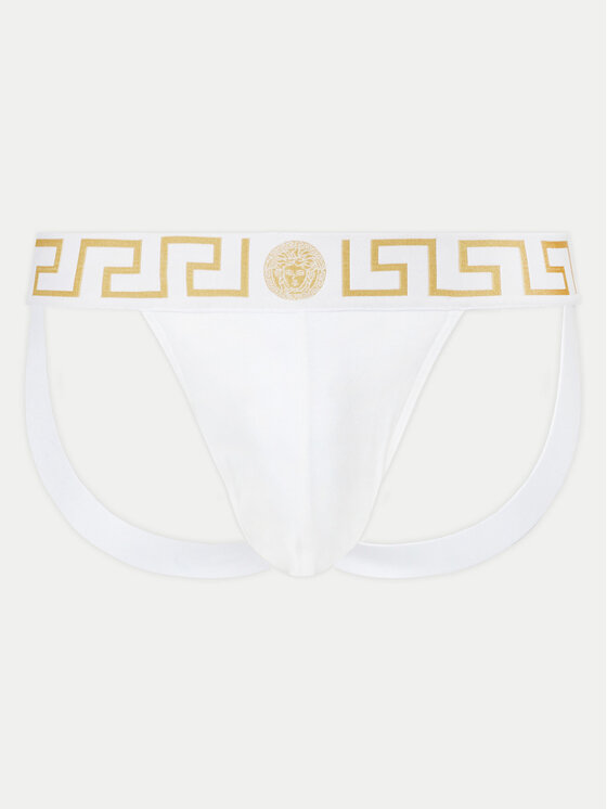 Versace Jock Strap trumpikės · Balta