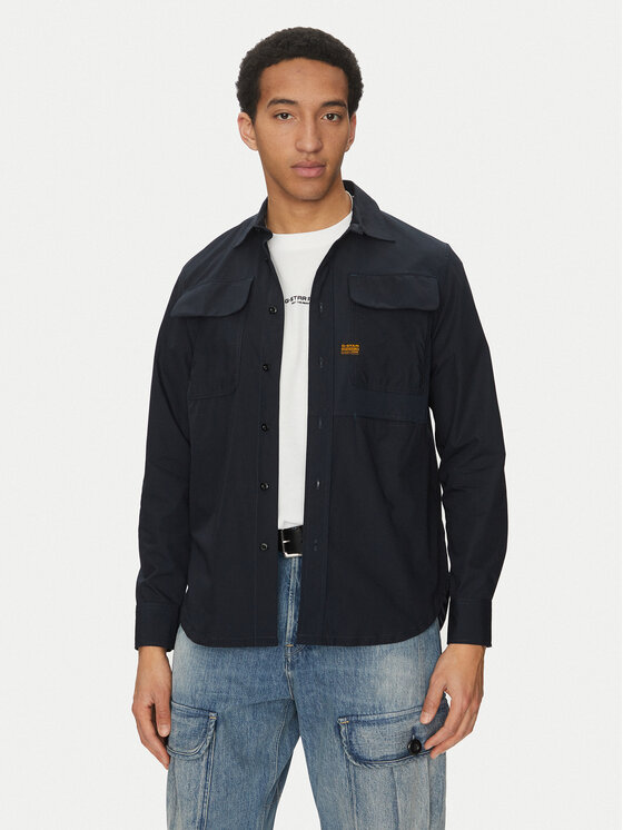 G-Star Raw Marškiniai · Tamsiai mėlyna · Regular Fit