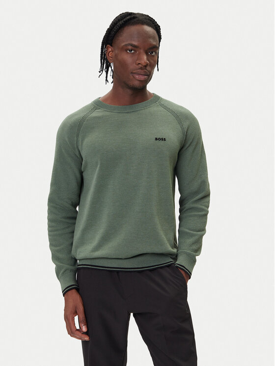 BOSS Megztinis · Žalia