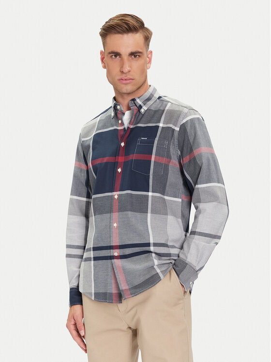Barbour Marškiniai · Pilka · Regular Fit