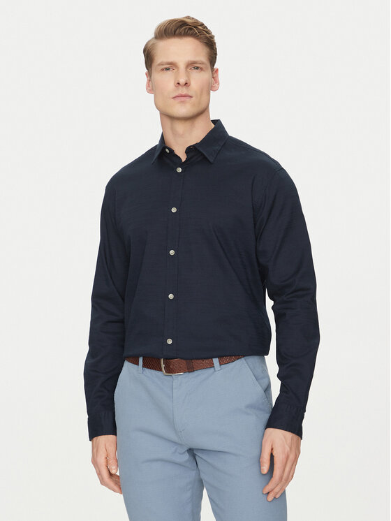 Jack & Jones Marškiniai · Tamsiai mėlyna · Relaxed Fit