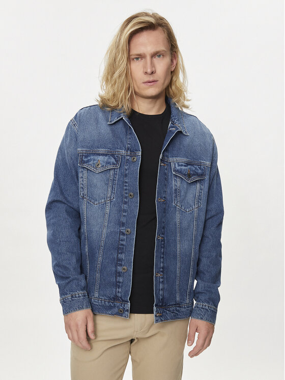 Pepe Jeans Džinsinė striukė · Mėlyna