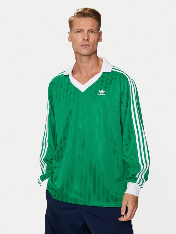 adidas Marškinėliai ilgomis rankovėmis · Žalia