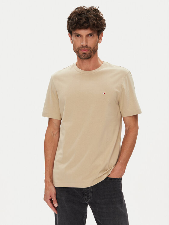 Tommy Hilfiger Marškinėliai · Smėlio