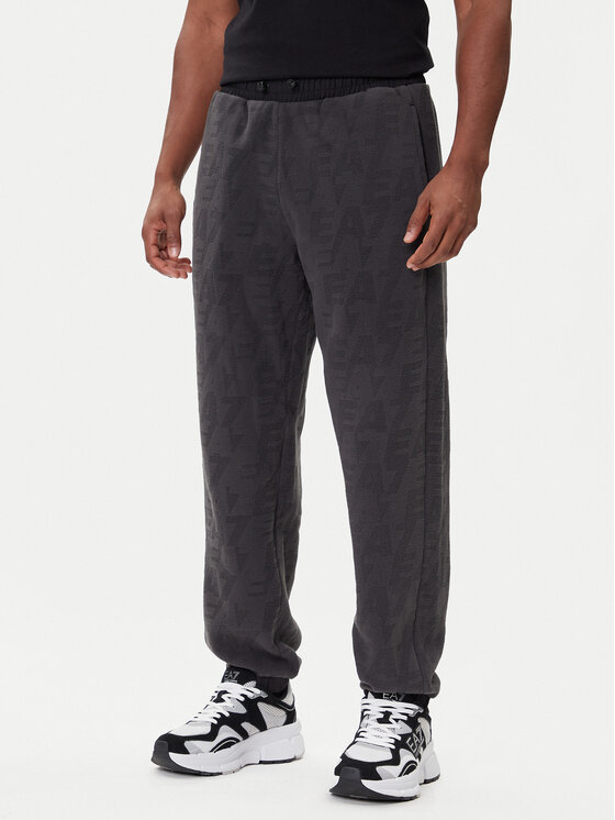 EA7 Emporio Armani Sportinės kelnės · Pilka · Relaxed Fit