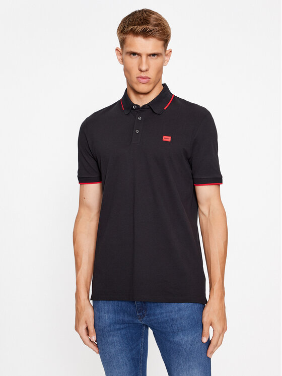 HUGO Polo marškinėliai · Juoda