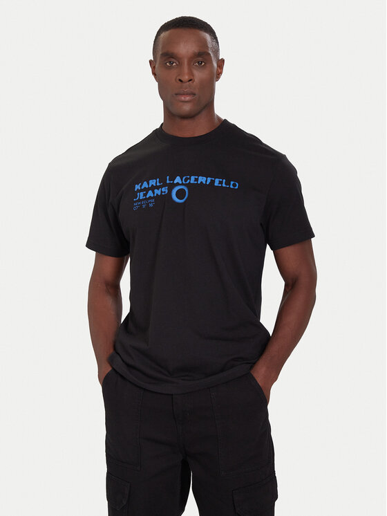 Karl Lagerfeld Jeans Marškinėliai · Juoda