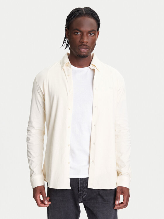 BOSS Marškiniai · Geltona · Slim Fit