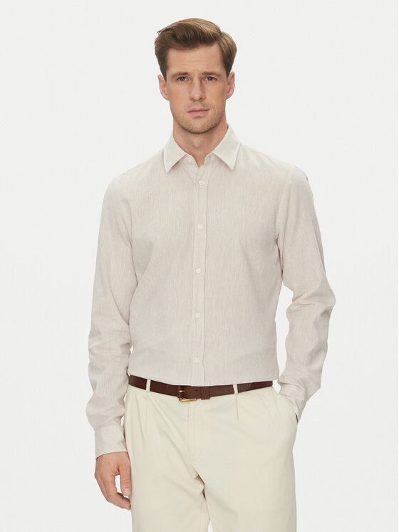 JOOP! Jeans Marškiniai · Smėlio · Regular Fit