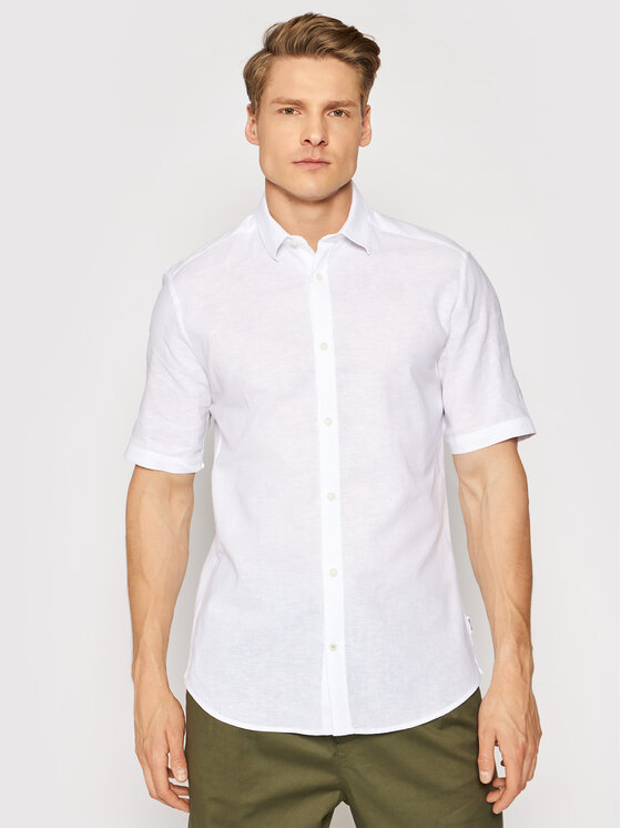 Only & Sons Marškiniai · Balta · Slim Fit