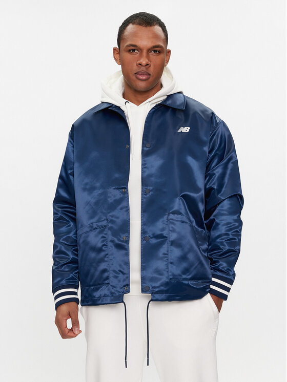 New Balance Demisezoninė striukė · Tamsiai mėlyna