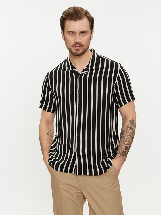 Brave Soul Marškiniai · Juoda · Regular Fit