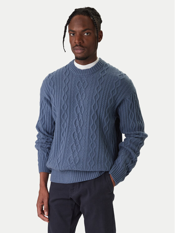 BOSS Megztinis · Tamsiai mėlyna