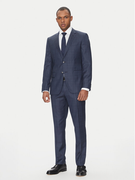 BOSS Kostiumas · Mėlyna · Slim Fit