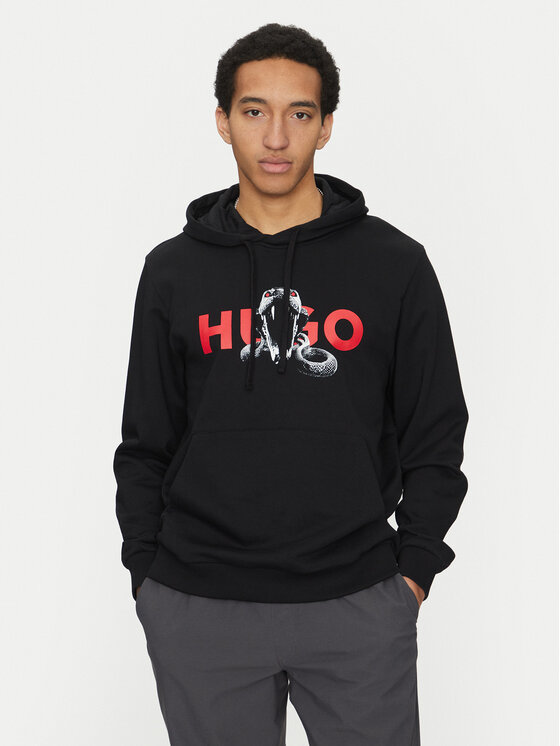 HUGO Džemperis · Juoda