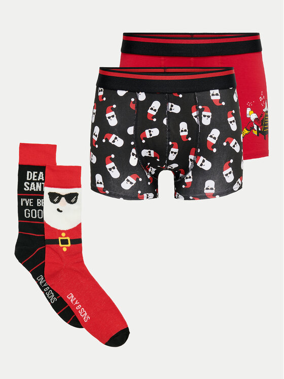 Only & Sons Komplektas apatinio trikotažo · Raudona