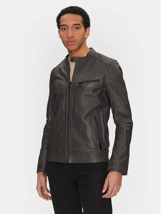 Mustang Odinė striukė · Pilka