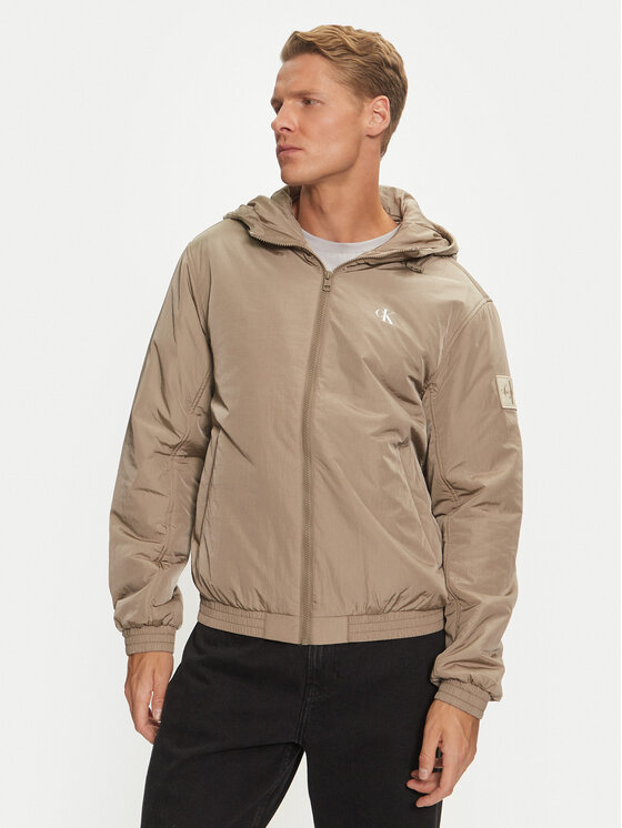 Calvin Klein Jeans Demisezoninė striukė · Smėlio