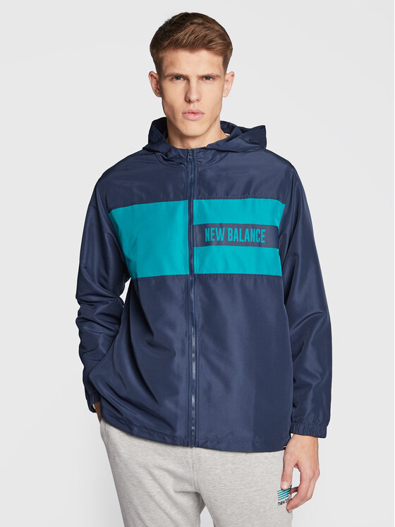 New Balance Neperpučiama striukė · Tamsiai mėlyna