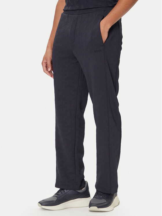 BOSS Sportinės kelnės · Tamsiai mėlyna · Regular Fit