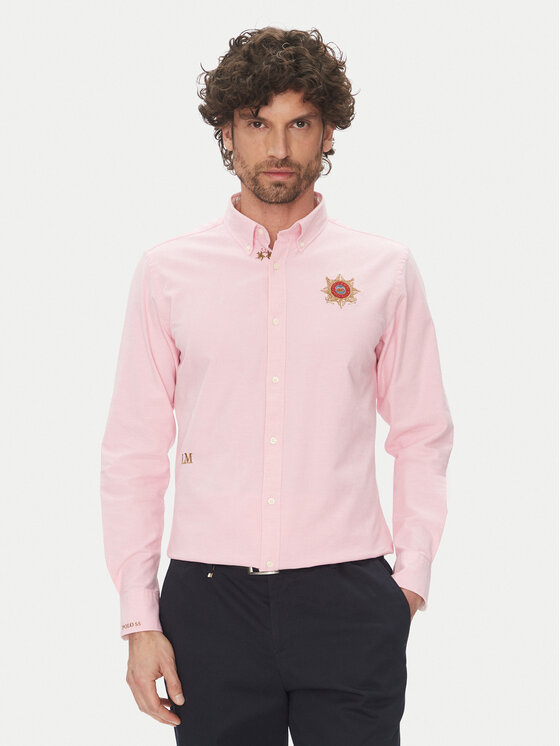 La Martina Marškiniai · Rožinė · Regular Fit