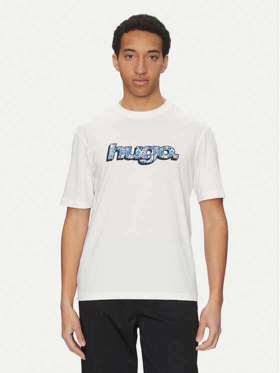 HUGO Marškinėliai · Balta