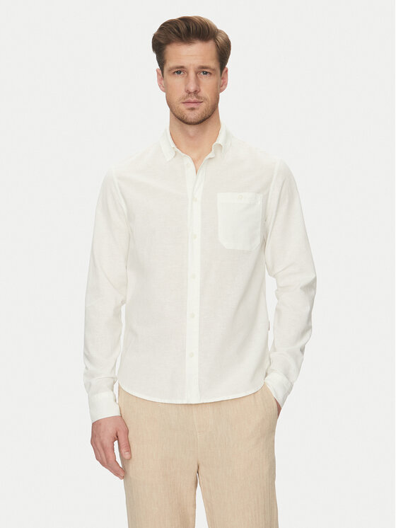 Blend Marškiniai · Balta · Regular Fit