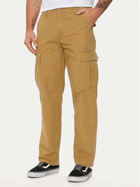 Levi's® Medžiaginės kelnės · Smėlio · Regular Fit