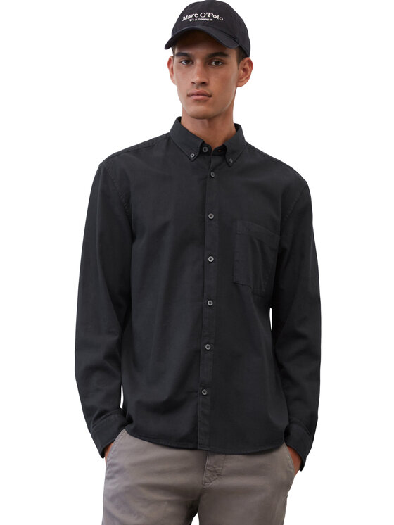 Marc O'Polo Marškiniai · Juoda · Regular Fit