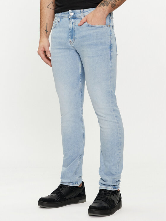 Calvin Klein Jeans Džinsai · Mėlyna · Slim Fit